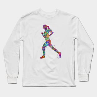 Runner girl Long Sleeve T-Shirt